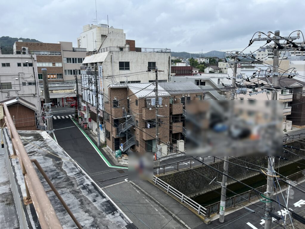 並木ビル屋上から見た周辺の街並み